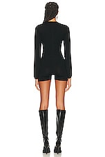 Miaou Avery Romper in Black, view 3, click to view large image.