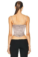 Miaou Deia Corset in Silver, view 3, click to view large image.