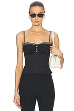 Miaou Enzo Top in Black | FWRD