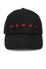 Marni Hats in Black, view 1, click to view large image.