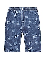 Marni Shorts in Iris Blue, view 1, click to view large image.