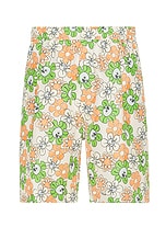 Marni X Paloma Funky Charm Explosion Boxer Short in Bone, view 1, click to view large image.