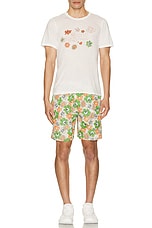 Marni X Paloma Funky Charm Explosion Boxer Short in Bone, view 4, click to view large image.