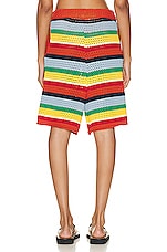 Marni X No Vacancy Inn Cable Shorts In Multi in Multi, view 3, click to view large image.