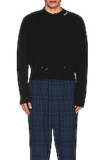 Marni Sweater in Black, view 4, click to view large image.