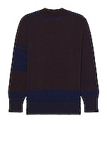 Marni Roundneck Sweater in Coffee, view 2, click to view large image.