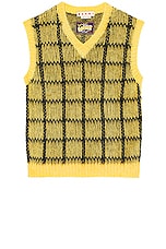 Marni V Neck Sweater in Maize, view 1, click to view large image.