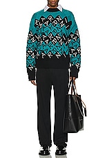 Marni Roundneck Sweater in Black, view 4, click to view large image.