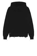 Marni Roundneck Sweater in Black, view 2, click to view large image.