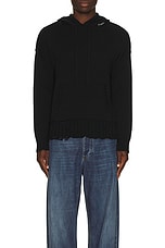 Marni Roundneck Sweater in Black, view 4, click to view large image.