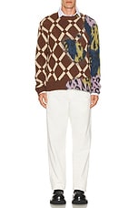 Marni Roundneck Sweater in Multicolor, view 4, click to view large image.