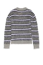 Marni Crewneck Sweater in Antique Silver, view 2, click to view large image.