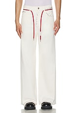 Marni Trousers in Lily White, view 4, click to view large image.