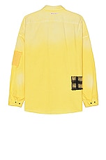 Marni Patchwork Shirt in Maize, view 2, click to view large image.