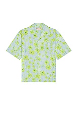 Marni S/S Shirt in Aquamarine, view 1, click to view large image.