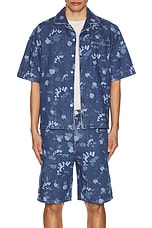 Marni Shirt in Iris Blue, view 4, click to view large image.