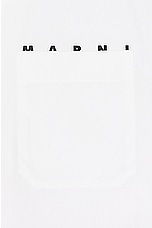 Marni S/S Shirt in Lily White., view 3, click to view large image.