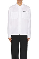 Marni Shirt in Lily White, view 4, click to view large image.