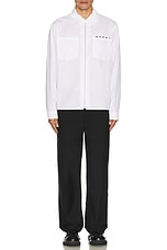 Marni Shirt in Lily White, view 5, click to view large image.