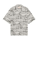 Marni Short Sleeve Shirt in Lily White, view 1, click to view large image.