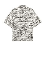 Marni Short Sleeve Shirt in Lily White, view 2, click to view large image.