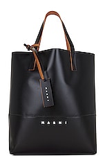 Marni Tote N/S in Black, view 1, click to view large image.