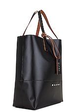 Marni Tote N/S in Black, view 3, click to view large image.