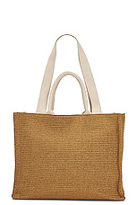 Marni Large Basket in Sienna & Natural, view 2, click to view large image.