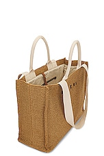 Marni Large Basket in Sienna & Natural, view 4, click to view large image.