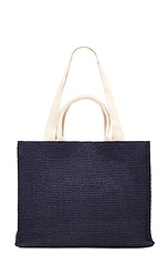 Marni Large Basket Tote in Ultramarine, view 2, click to view large image.