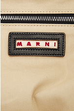 Marni Large Basket Tote in Ultramarine, view 5, click to view large image.