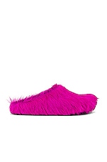 Marni Fussbett Sabot in Fuchsia, view 1, click to view large image.