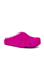 Marni Fussbett Sabot in Fuchsia, view 2, click to view large image.