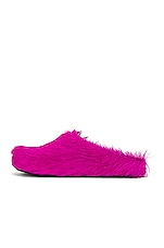 Marni Fussbett Sabot in Fuchsia, view 5, click to view large image.