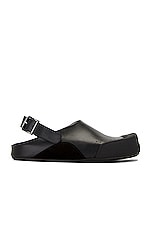 Marni Sabot Clog in Black, view 1, click to view large image.