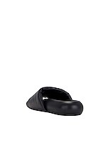 Marni Sandal in Black, view 3, click to view large image.