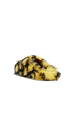 Marni Fussbett Sabot in Gold & Black, view 3, click to view large image.