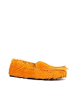 Marni Moccasin Shoe in Pumpkin, view 2, click to view large image.