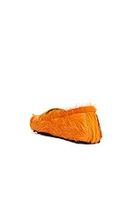 Marni Moccasin Shoe in Pumpkin, view 3, click to view large image.
