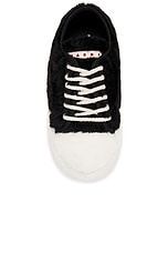 Marni Sneakers in Lily White & Black, view 4, click to view large image.