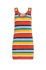 【MARNI】NO VACANCY INN SHORT SLEEVELESS DRESS Marni x No Vacancy Inn Sleeveless Cutout Asymmetric Midi