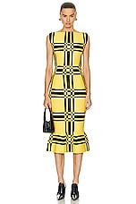 Marni Sleeveless Midi Dress in Maize, view 1, click to view large image.