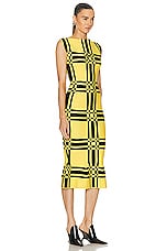 Marni Sleeveless Midi Dress in Maize, view 2, click to view large image.