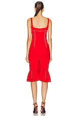 Marni Sleeveless Midi Dress in Lacquer, view 3, click to view large image.