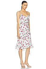Marni Patterned Dress in Lily White, view 2, click to view large image.