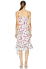 Marni Patterned Dress in Lily White, view 4, click to view large image.