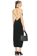 Marni Halter Long Dress in Black, view 1, click to view large image.