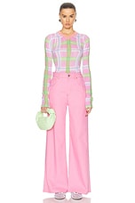 Marni Wide Leg in Pink Clematis, view 4, click to view large image.