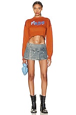 Marni Logo Sweater in Apricot, view 4, click to view large image.