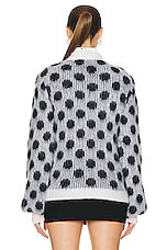 Marni Long Sleeve Sweater in Lily White, view 3, click to view large image.